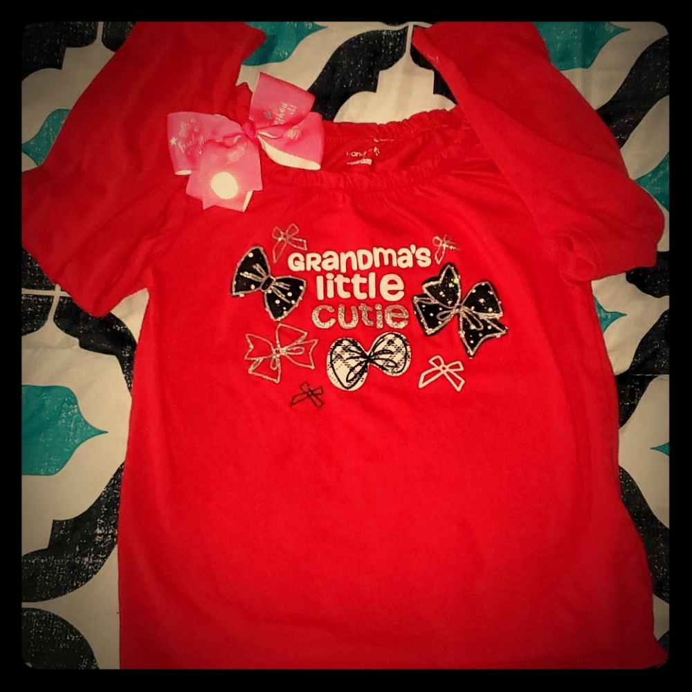 4T red shirt - Grandma's little cutie shirt